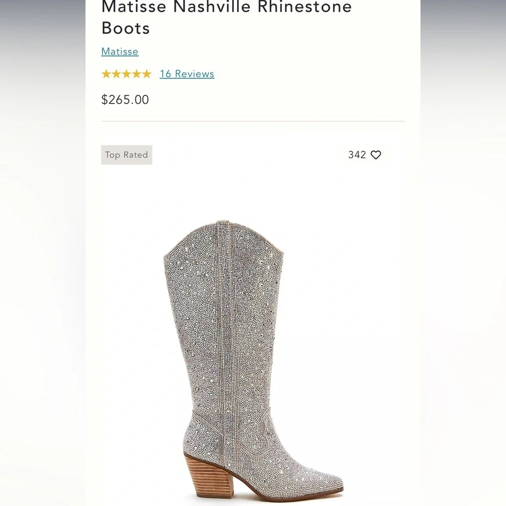 Matisse Crystal Boots - Picture 6 of 6